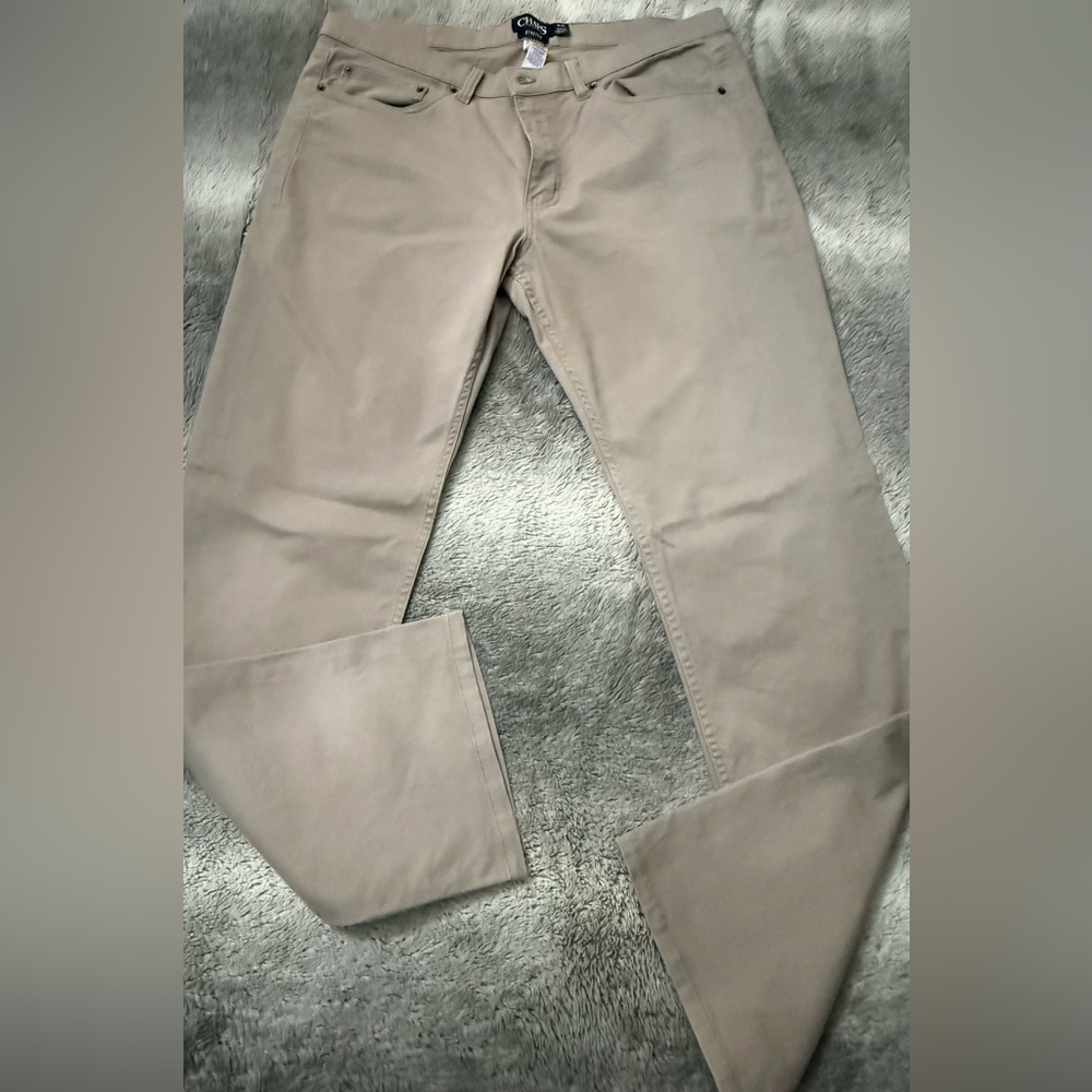 Chaps Stretch Khaki Pants 36/32